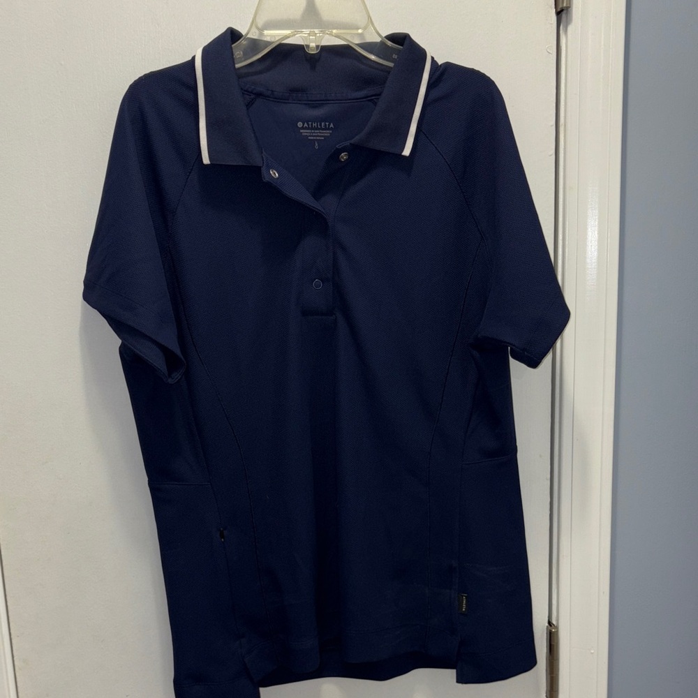 Athleta Navy Blue women’s Polo Shirt